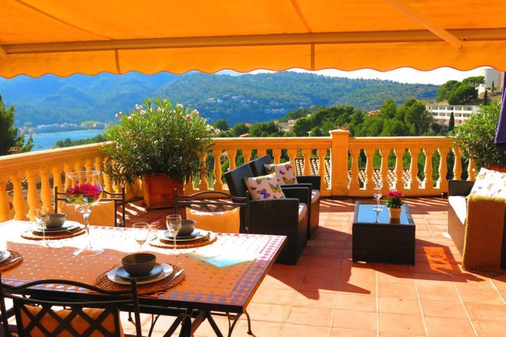 Apartamento En El Puerto De Soller Con Gran Terraza Privada Y Vistas Al Mar. Piscina Comunitaria. Localizado En Un Zona Tranquila Y Muy Soleada. Wifi Gratis Disponible. Parking. מראה חיצוני תמונה