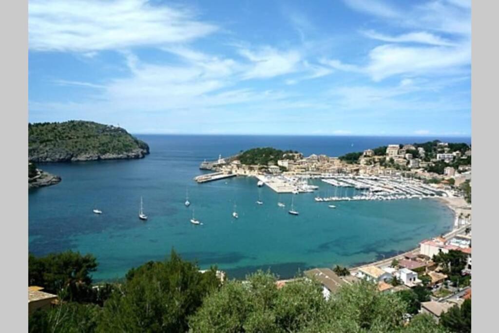 Apartamento En El Puerto De Soller Con Gran Terraza Privada Y Vistas Al Mar. Piscina Comunitaria. Localizado En Un Zona Tranquila Y Muy Soleada. Wifi Gratis Disponible. Parking. מראה חיצוני תמונה